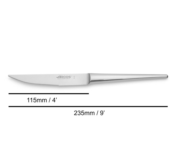 Couteau à steak inox microdenté Acier inoxydable (inox) 23,5 cm