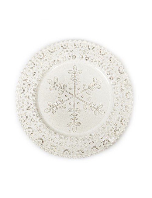 Assiette de présentation Seia en grès