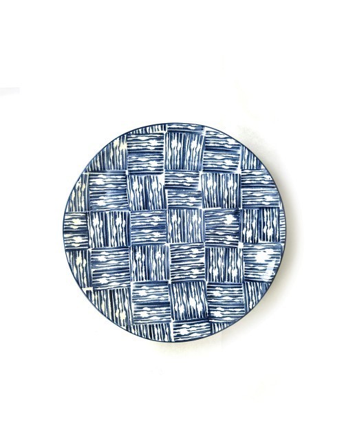 Assiette organique Lisboa en grès