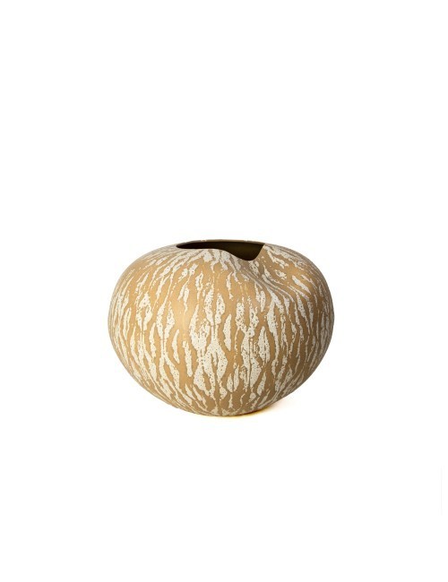Vase rond Comporta en grès
