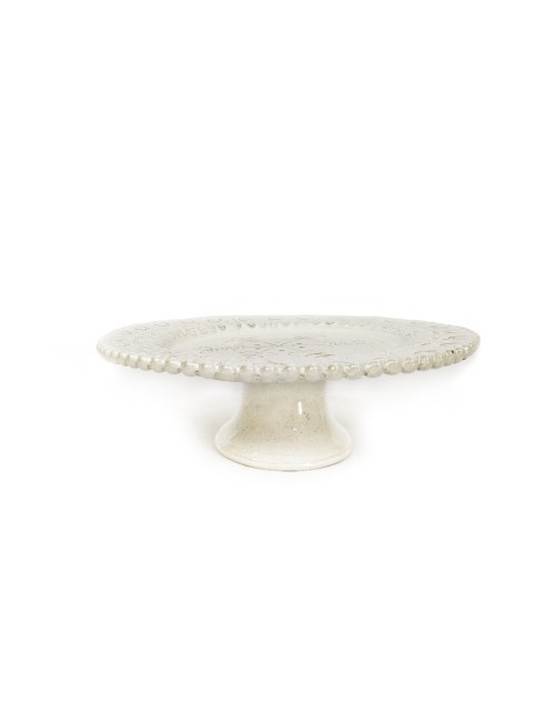 Assiette à gâteau Seia en terre cuite