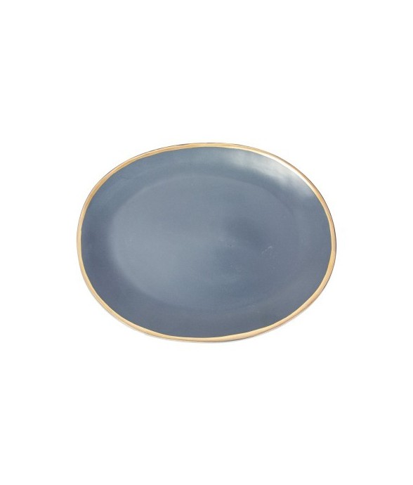 Grand plateau ovale Chic en...