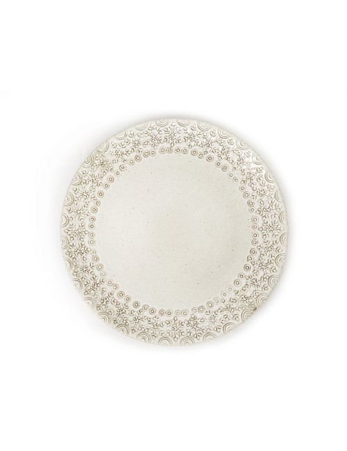 Assiette de dîner Seia en grès