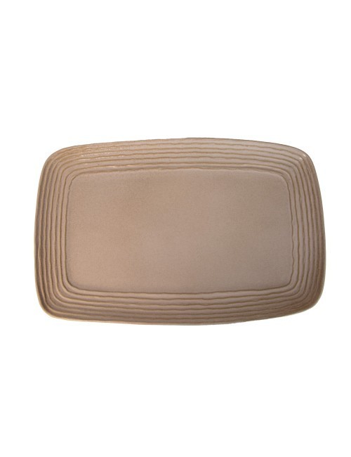 Plateau rectangulaire Mira  en grès