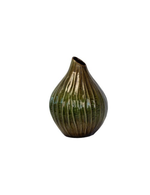 Vase rainuré Castelo en terre cuite