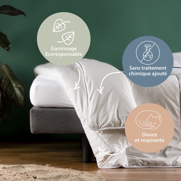 Couette Adulte Hawi Enveloppe TENCEL™ Coton Bio -  4 saisons