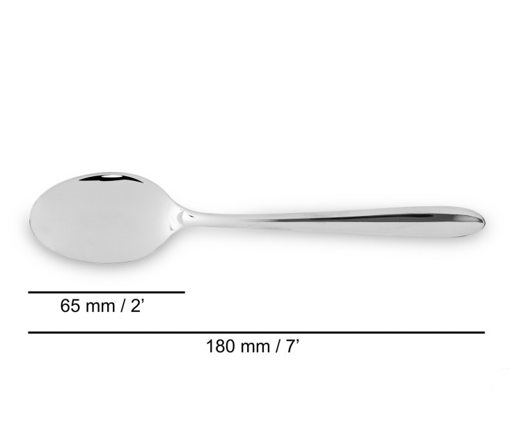 Cuillère à Dessert Série Berlín Acier inoxydable (inox) 18 cm