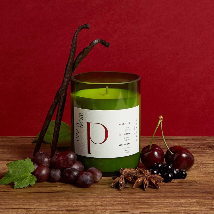 Bougie parfumée Pinot Noir (250g)