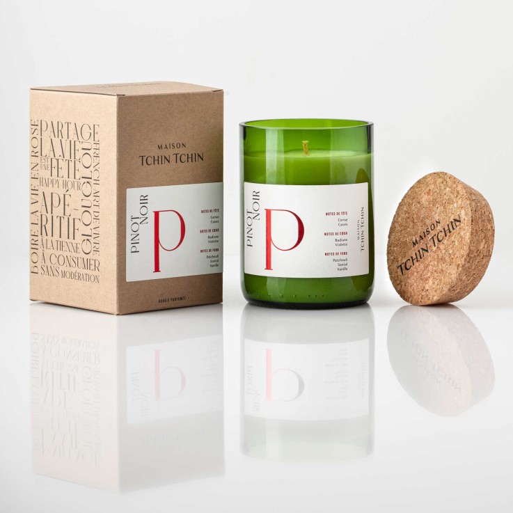 Bougie parfumée Pinot Noir (250g)