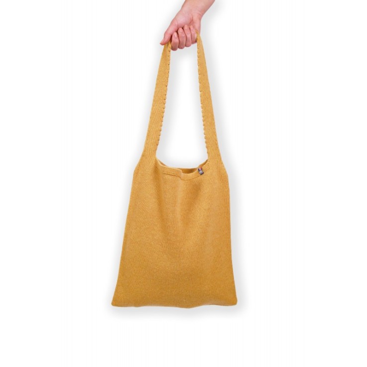 Pochette Filet Hiyoshiya Five Two – Taille S 17x18 Cm – Jaune (ref 7263)
