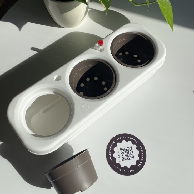 Potager d'intérieur en plastique recyclé