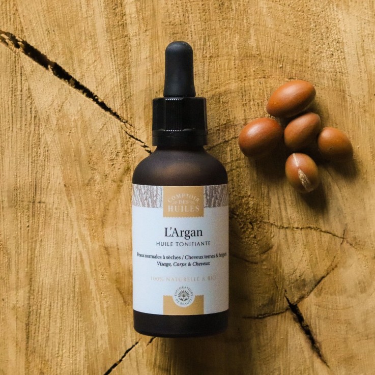 Huile d'Argan Tonifiante (50ml) Bio