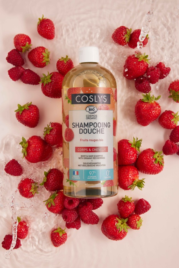 Shampooing douche Fruits rouges Bio (1L)