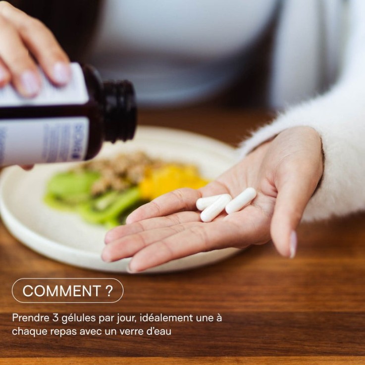 Complément alimentaire Magnesium - Réduction de la fatigue & fonction musculaire - 90 gélules/1 mois de cure