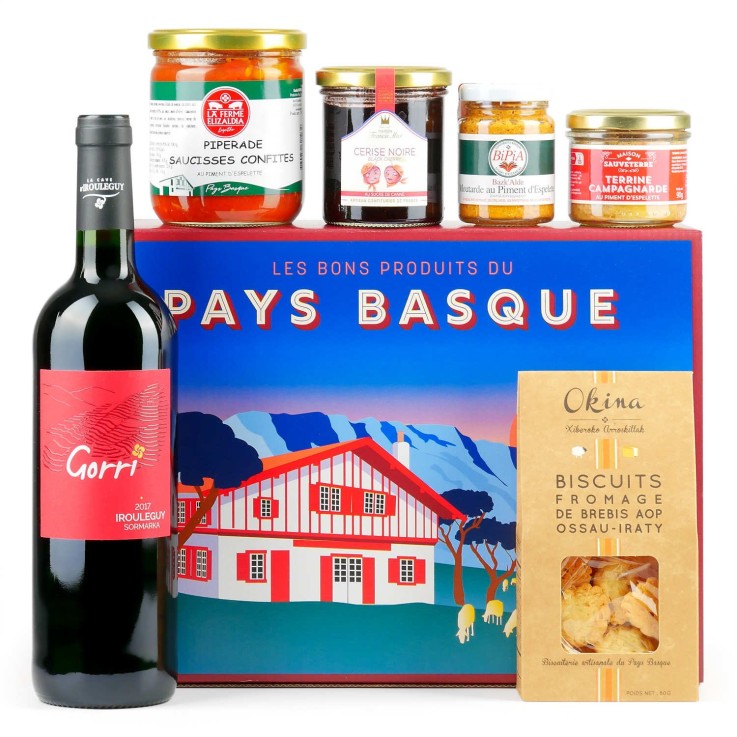 Coffret Délices du Pays Basque - Coffret cadeau 6 produits