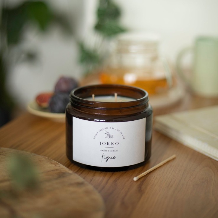 Bougie Parfumée Naturelle Figue