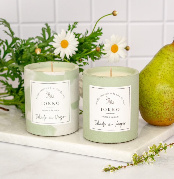 Bougie Parfumée Naturelle Balade Au Verger
