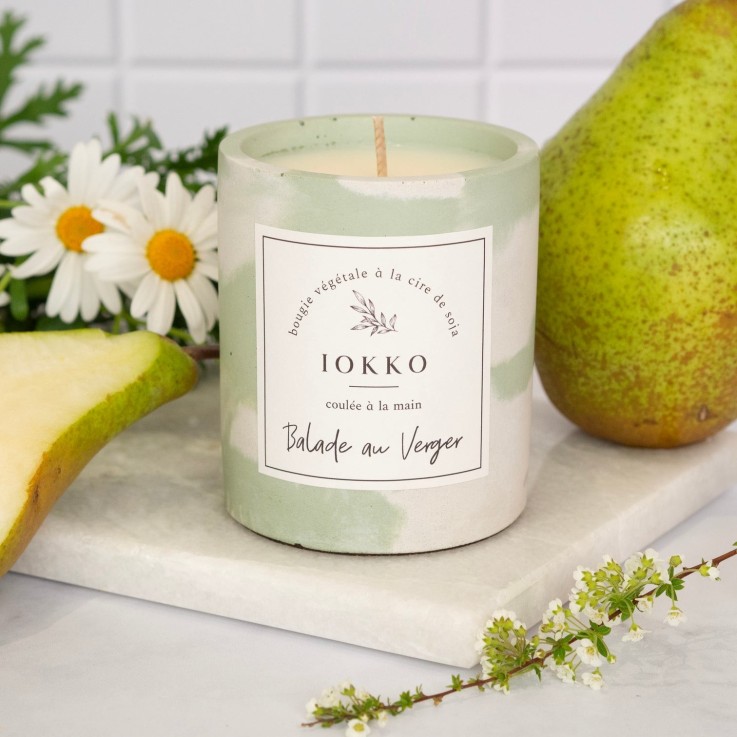 Bougie Parfumée Naturelle Balade Au Verger