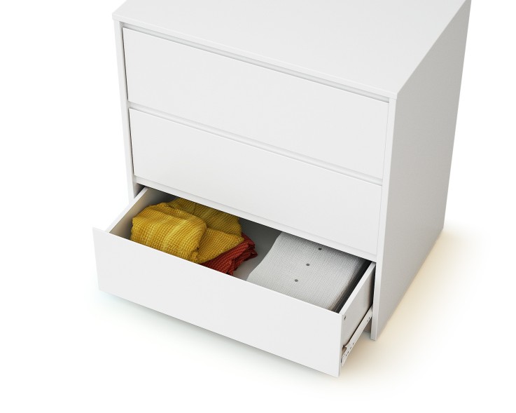Commode bébé 3 tiroirs en bois UNO