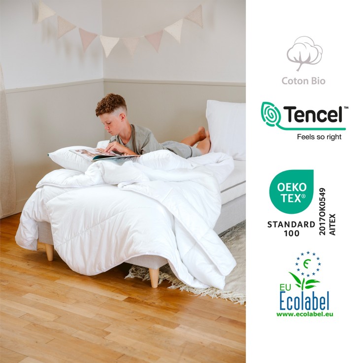 Couette Enfant Hawi Enveloppe TENCEL™ Coton Bio - Légère