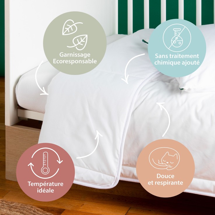 Couette Bébé Hawi Enveloppe TENCEL™ Coton Bio