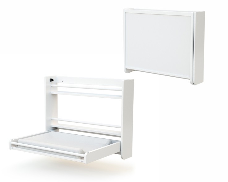 Table à langer murale rabattable en bois CONFORT