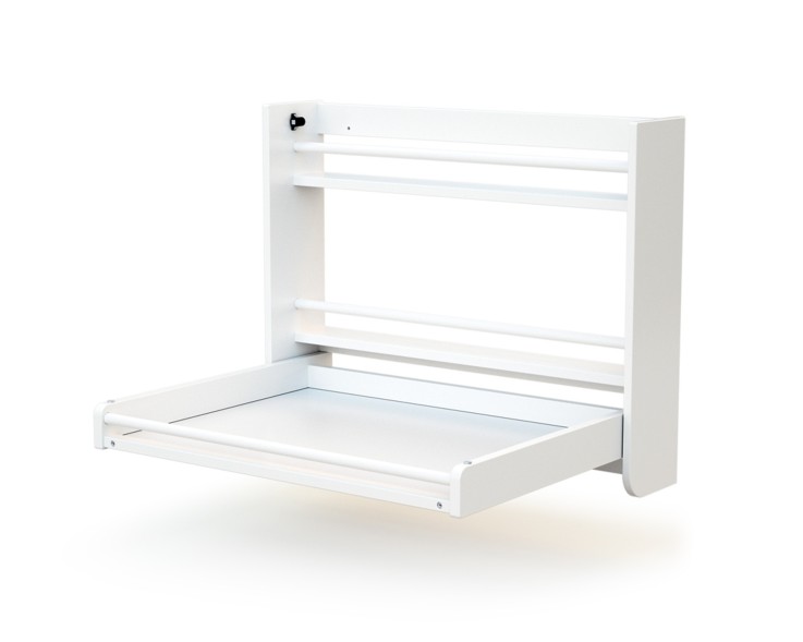 Table à langer murale rabattable en bois CONFORT