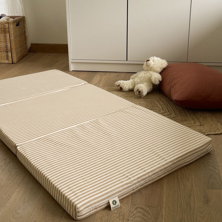 Matelas de voyage pliant rayé 60x120 cm