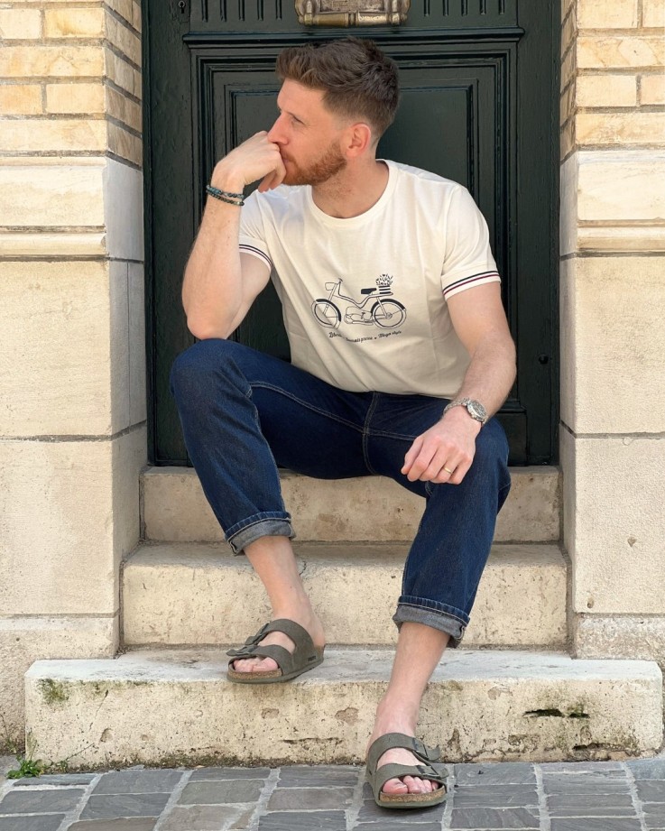 Tee-shirt Mobylette Coton Bio