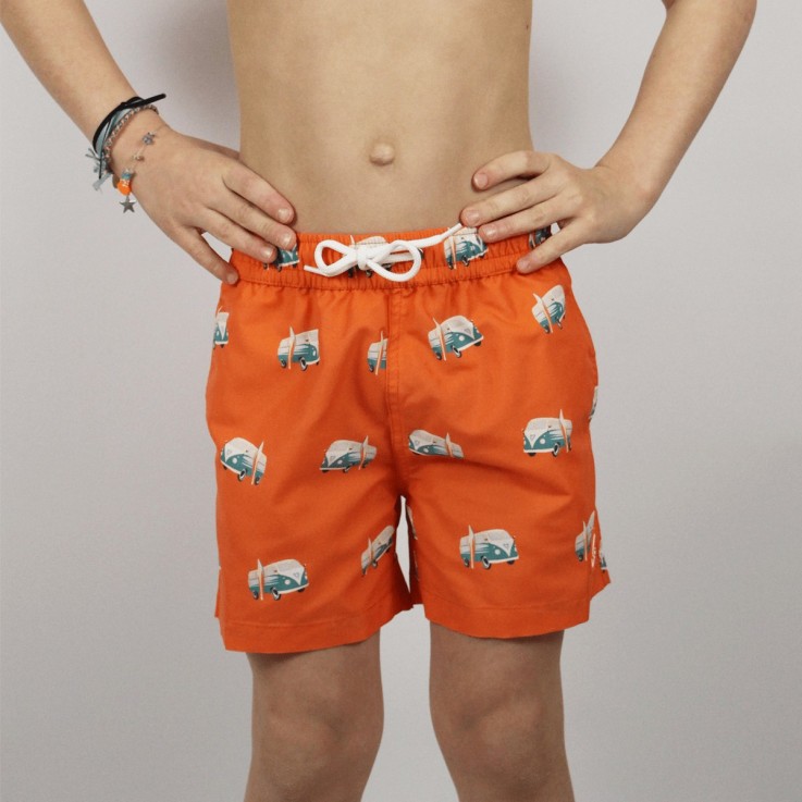 Short de bain Enfant Le petit Baroudeur Recyclé