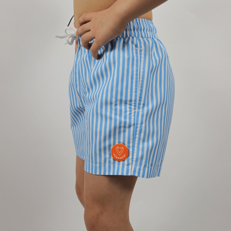 Short de bain Enfant Le petit Etoile Rayé Recyclé