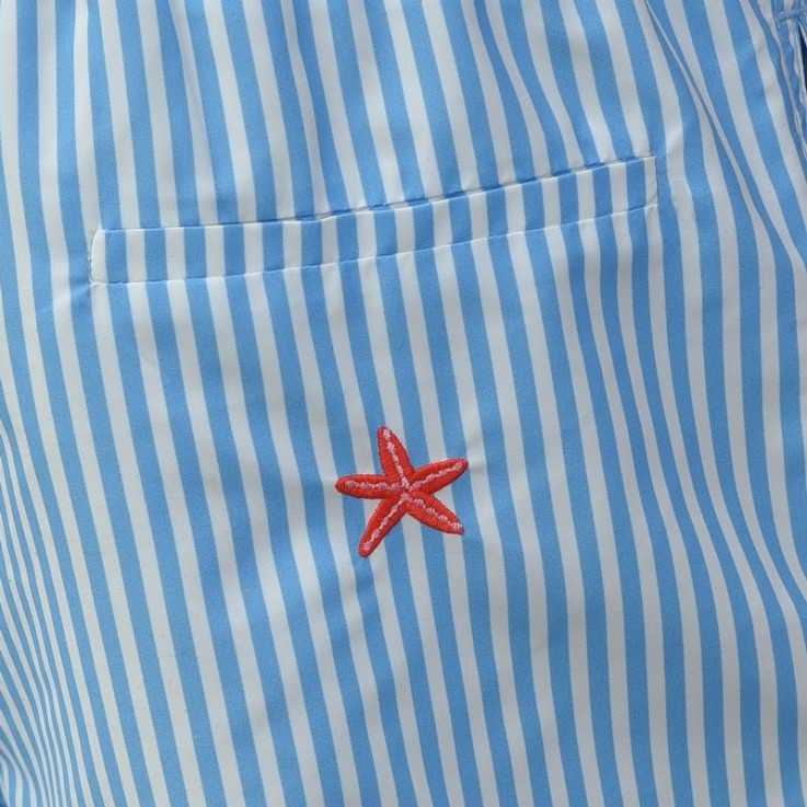Short de bain Enfant Le petit Etoile Rayé Recyclé