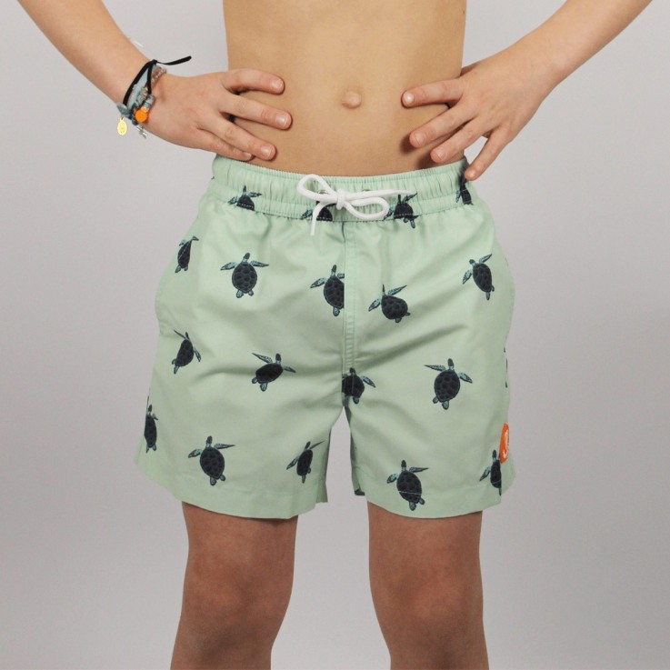 Short de bain Enfant Le petit Galapago Recyclé
