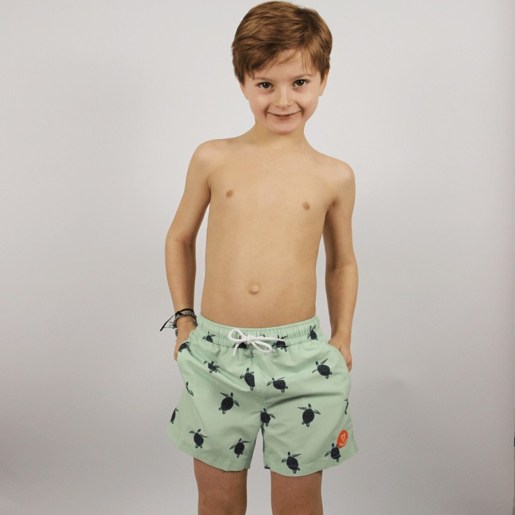 Short de bain Enfant Le petit Galapago Recyclé