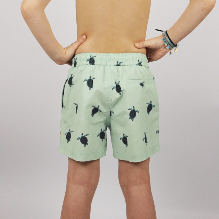 Short de bain Enfant Le petit Galapago Recyclé
