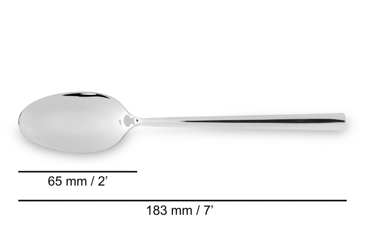 Cuillère à dessert Capri Acier Inoxidable (inox) 18 cm