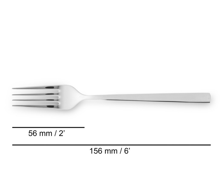 Fourchette à dessert Capri Acier Inoxidable (inox) 15,6 cm