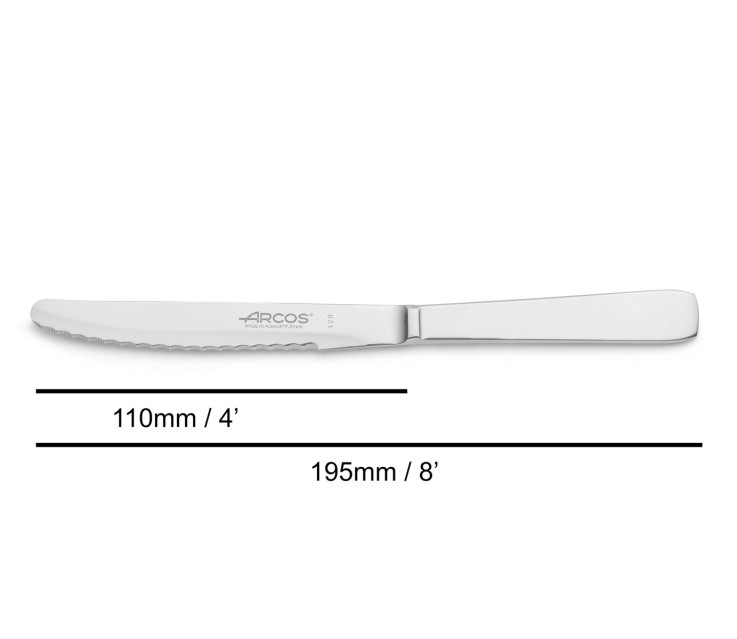 Couteau à dessert Monobasic  Acier Inoxydable (inox) lame 11 cm