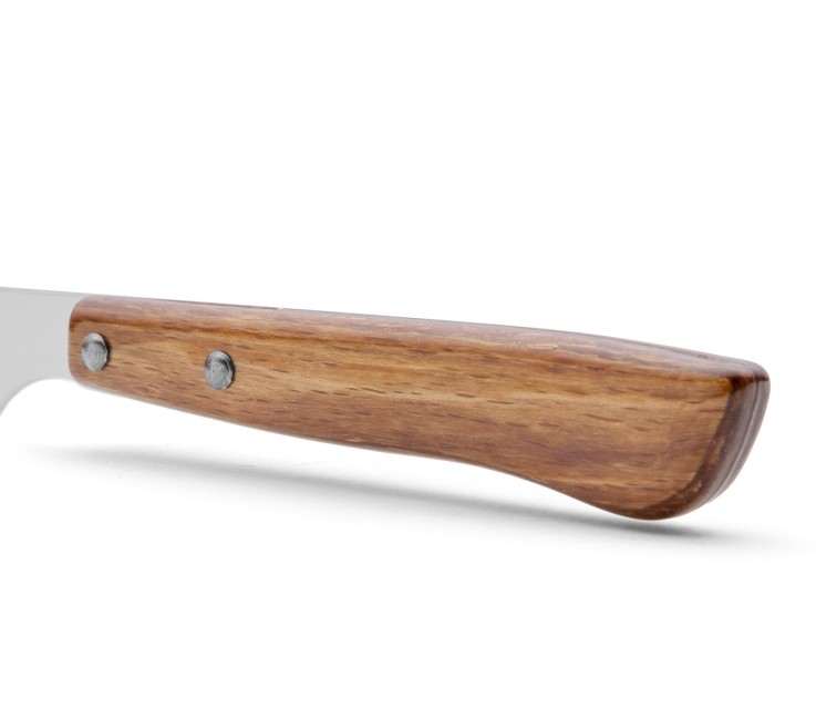Couteau à steak cranté Forest en bois de peuplier lame Acier Inoxydable (inox) lame 10,5 cm