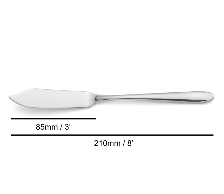 Couteau à poisson Berlin Acier Inoxydable (inox) lame 8,5 cm