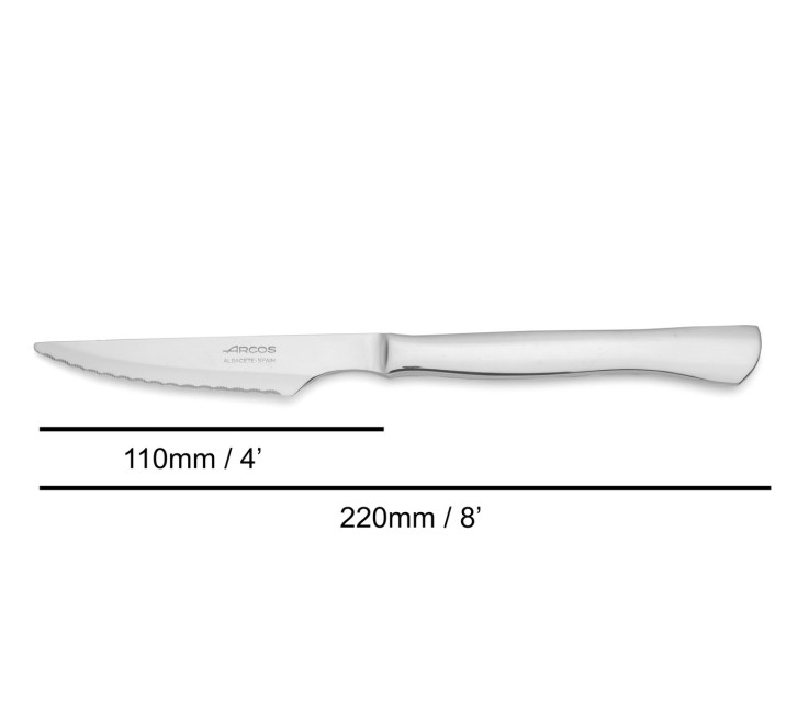 Couteau à steak Acier Inoxydable (inox) lame 11 cm