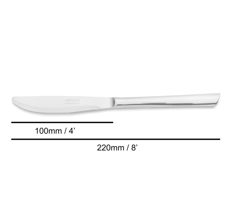 Couteau de table Toscana Acier Inoxydable (inox) lame 10 cm