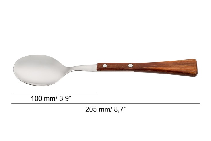 Cuillère Table Manchega Acier Inoxydable (inox) 20,5 cm