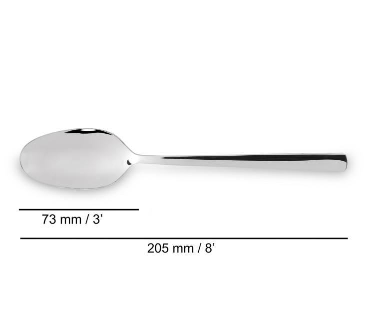 Cuillère Table Capri Acier Inoxidable (inox) 20,5 cm