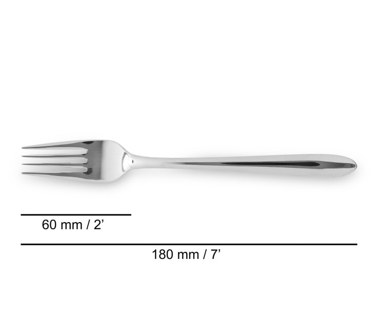Fourchette à dessert Berlin Acier Inoxydable (inox) 18 cm