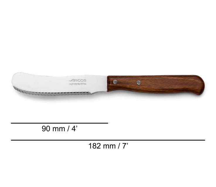 Couteau à beurre Latina Acier Inoxydable (inox) lame 9 cm