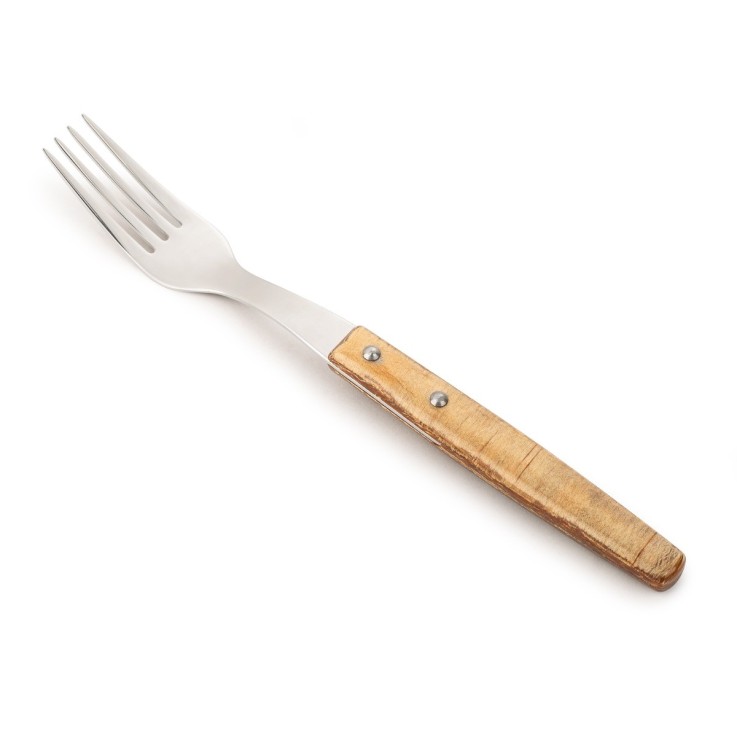 Fourchette à steak Forest en bois de peuplier Acier Inoxydable (inox) 20 cm
