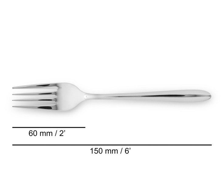 Fourchette à dessert Berlin Acier Inoxydable (inox) 15 cm