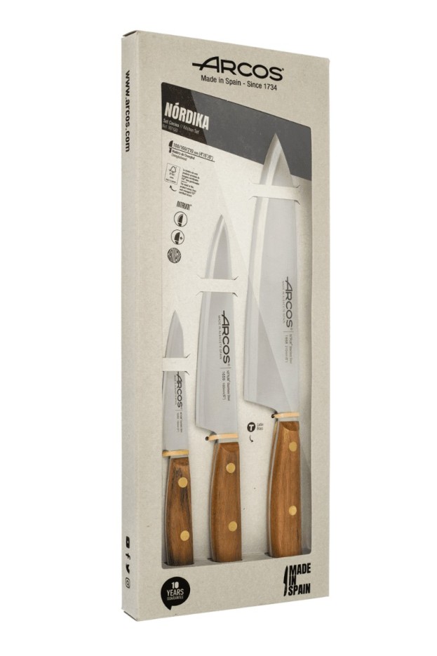 Ensemble de couteaux cuisine Nordika Acier Inoxydable (inox)