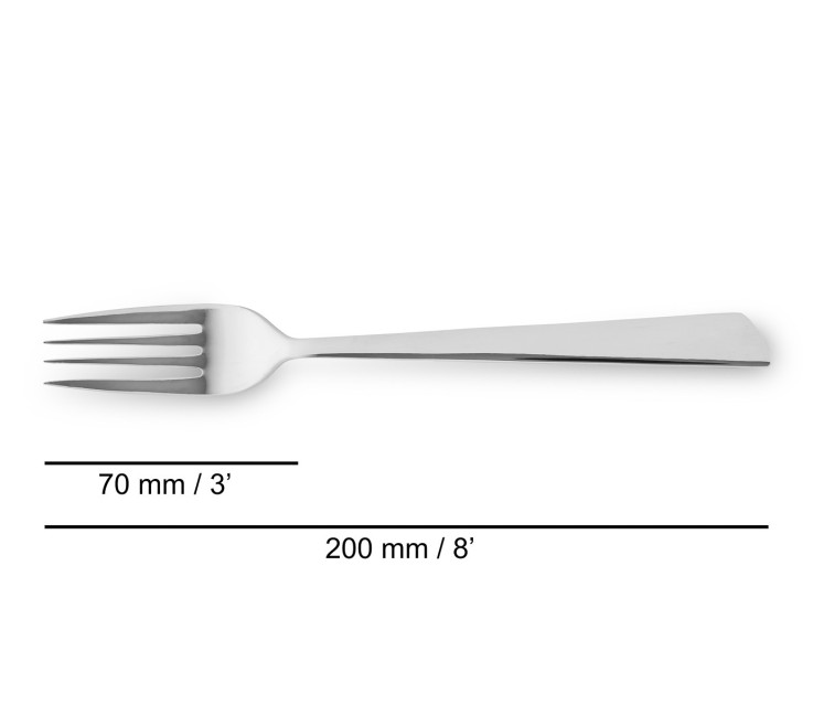 Fourchette de table Toscana Acier Inoxidable (inox) 20 cm